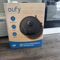 Eufy L60 Robot Vacuum (5,000 Pa Suction, Laser Navigation) – Works Great + Box & Charger