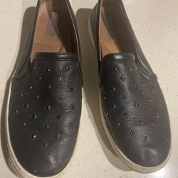 Men Halogen vans type shoes leather size  9