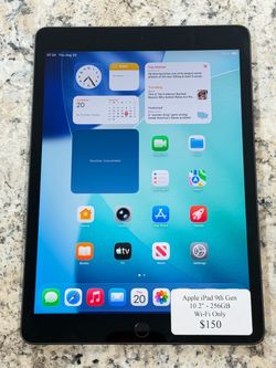 Apple iPad 9th Gen 10.2" - 256GB - Wi-Fi Only