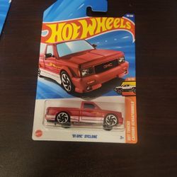 hot wheels 91 gmc syclone truck 