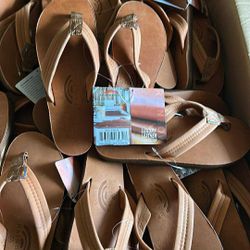 Rainbow Leather Sandals