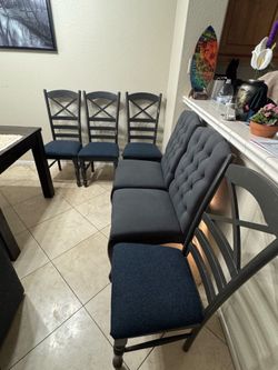 Dining table chairs - 6