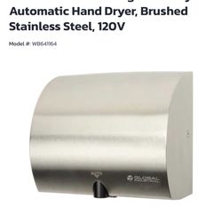 Electric Hand Dryer Stainless Steel