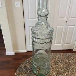 Patio Glass Water Jar