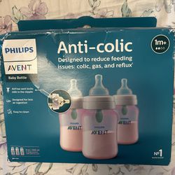 Philips Avent Pink Anti-Colic Baby Bottles