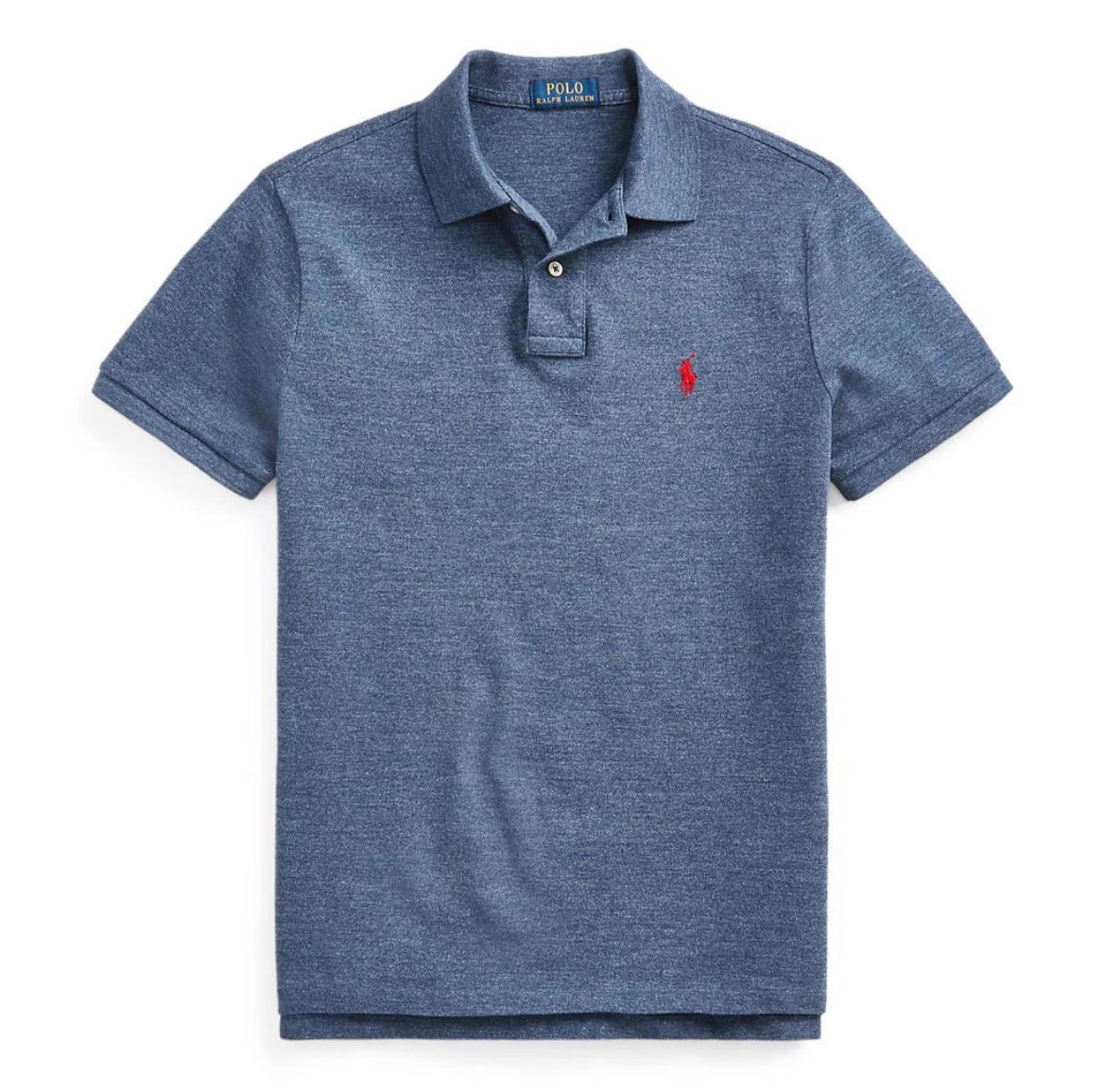 Polo Ralph Lauren Blue Short Sleeve Shirt. Classic Fit Small Red Pony