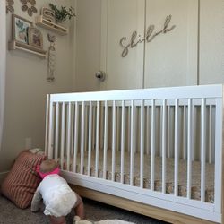 Crib + Toddler Bed 
