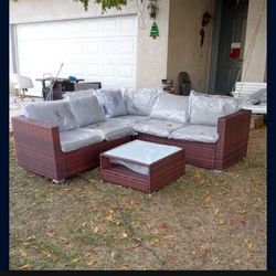 L-shaped Patio Furniture Set Brand New Patio Furniture Patio Sofa Patio Couch Brand New 🆕🚚🆕🚚