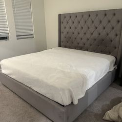 Eastern King Upholstered Bed
