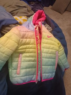 nike multicolor coat