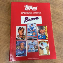 1989 Atlanta Braves Topps Baseball Card Book Very Good Condition 