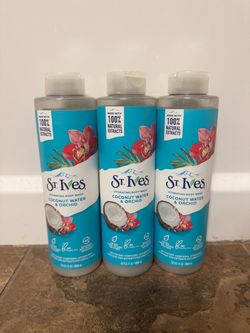 St. Ives Hydrating Body Wash Coconut Water & Orchid 3-Pack