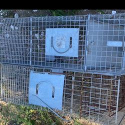 Two Larger Animal Traps.