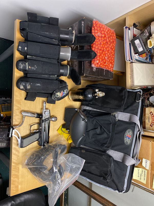Paintball gun and accessories. Used twice. for Sale in Costa Mesa, CA - OfferUp