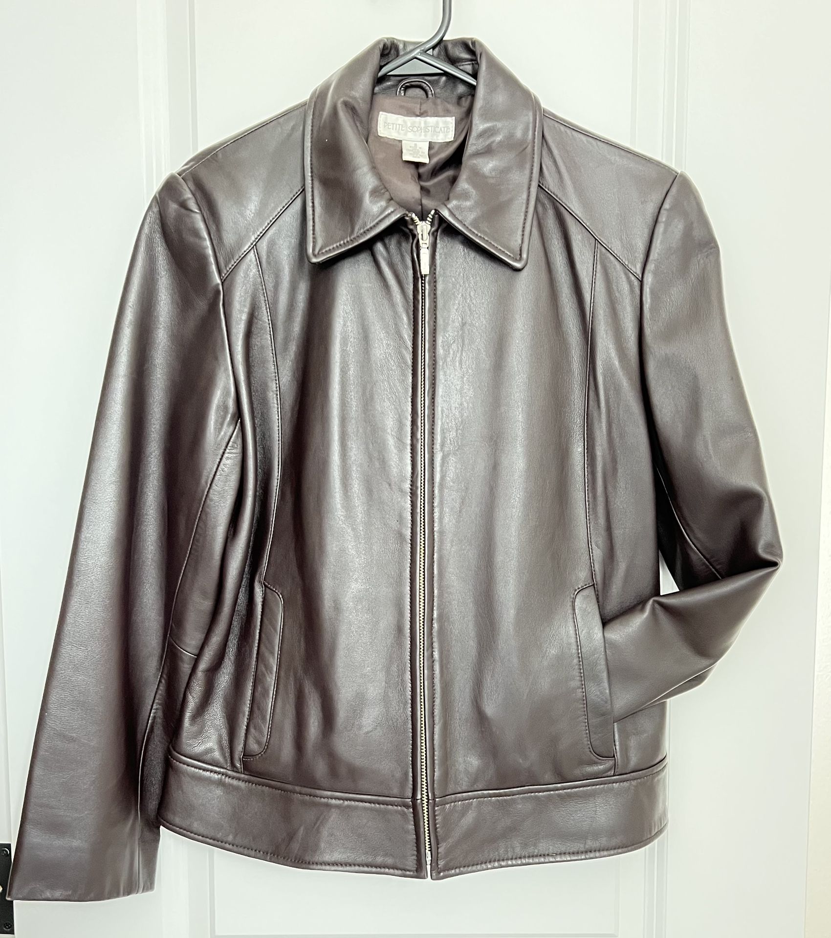 Lambskin leather jacket ladies 