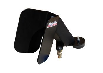 L-Track Motorcycle Wheel Chock | EZ Chock - Floor Mount