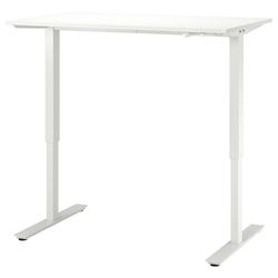 Desk sit/stand, white, 47 1/4x27 1/2 TROTTEN