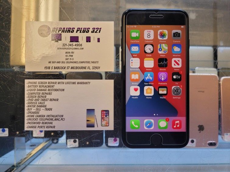 Unlocked Black iPhone SE 2020 64gb