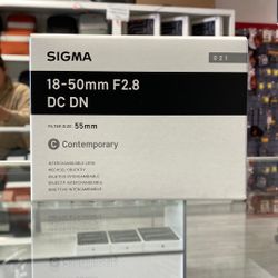 Sigma 18-50mm F2.8 For Canon RF