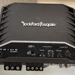 Rockford Fosgate R2500X1 500-watt RMS 2-channel Car Amp (Signs Of Wear) 