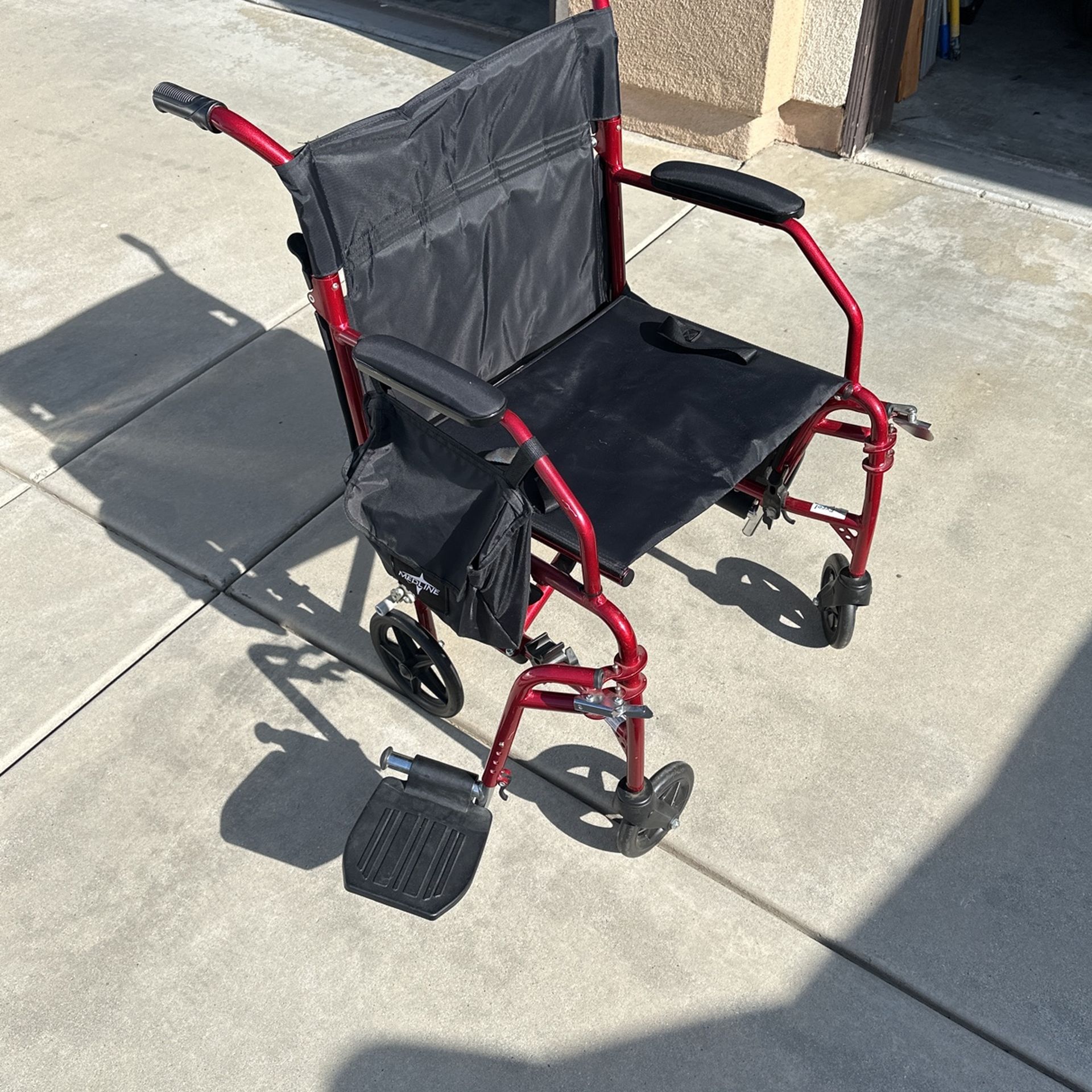 Medline Folding Push Wheel Chair
