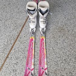 Salomon Lady Ski + Boots Set 245mm / 144cm