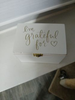 I Am Grateful Box And Candle