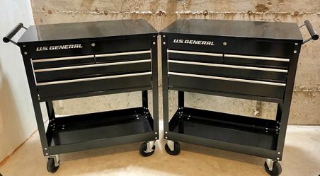 (X2) US GENERAL tool cabinets