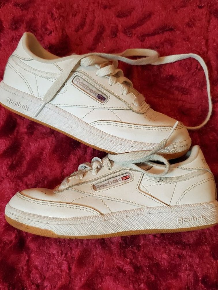 REEBOK BOY'S WHITE SNEAKERS