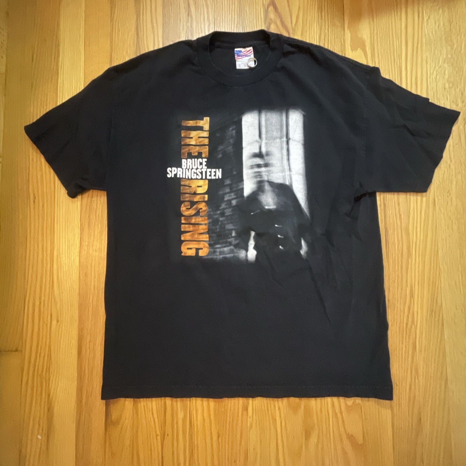 Vintage 2002 Bruce Springsteen The Rising Rock concert tour T-shirt Size XL