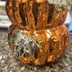 Bath & Body Works 4.75" Stacked Pumpkins Foaming Soap Holder Fall/ Holloween