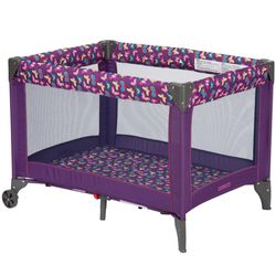 Cosco Kids Funsport Portable Compact Baby Play Yard, Butterfly Twirl