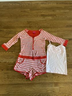 Victoria’s secret romper pajamas and cami Size M