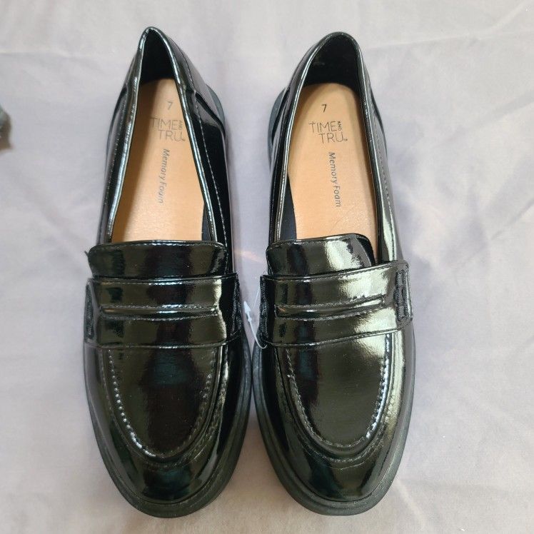 Shoes Black Loafers 7