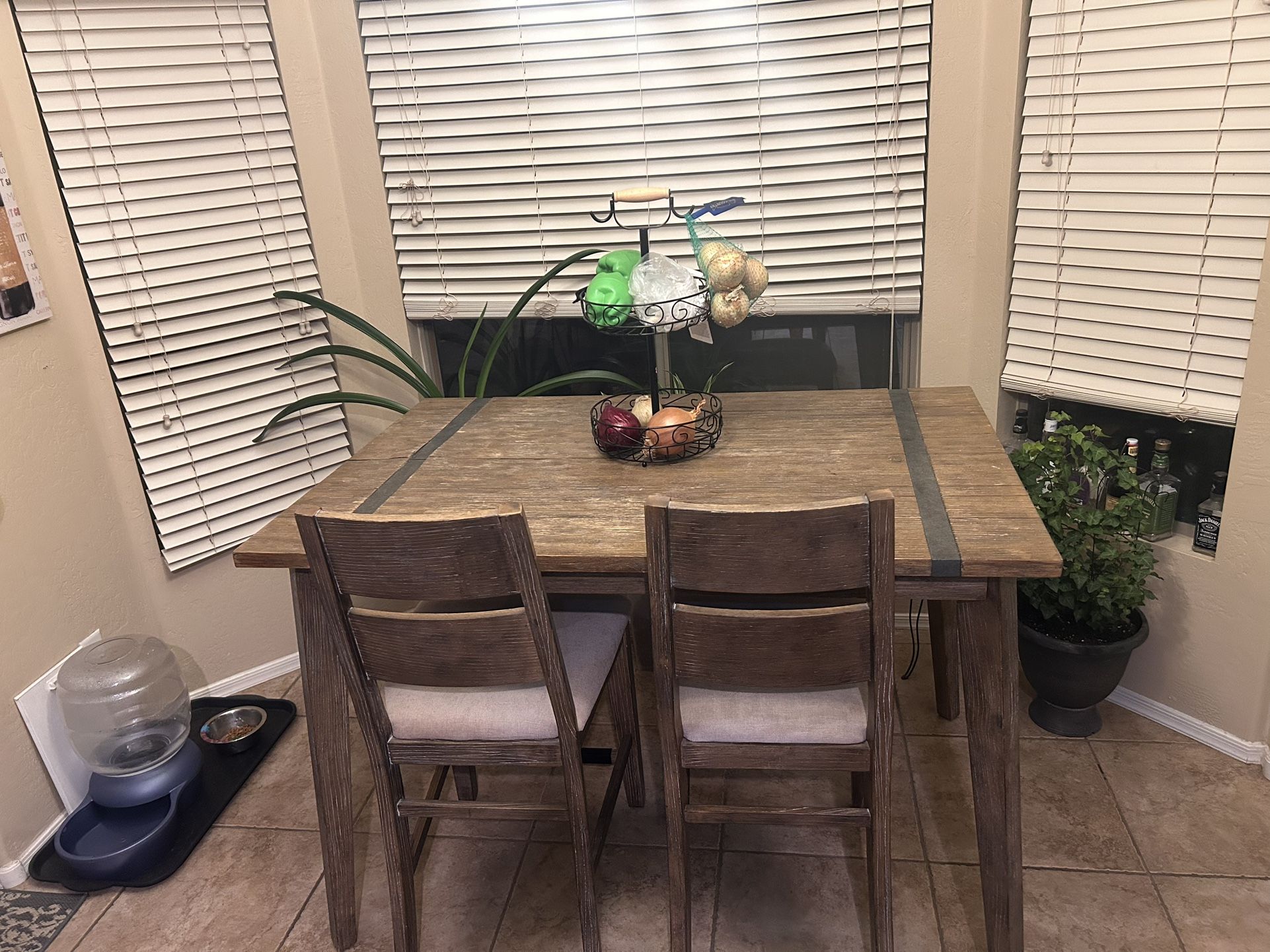 Tall , Rustic Kitchen Table