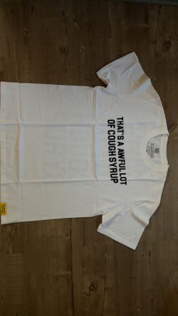 White cough syrup tee