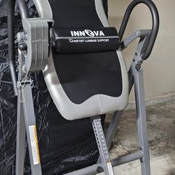 Innova Inversion Table with Adjustable Headrest, Reversible Ankle Holders, and 300 lb Weight Capacity

