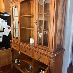 Cabinet For China ( Dimensions ) Wide 59  H 86  Deep 18 