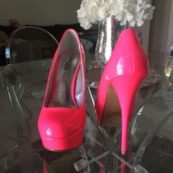 Neon Pink heels
