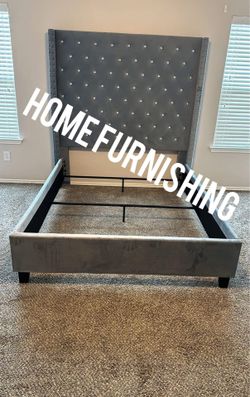 Furniture queen size bed fabric