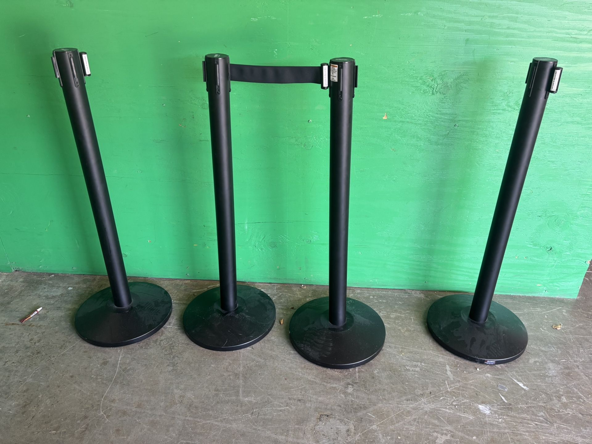 Black 36" Crowd Control / Guidance Stanchion Kit