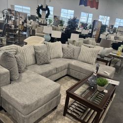 2 PIECE SECTIONAL - GREY Includes: LAF Sectional, RAF Sectional.