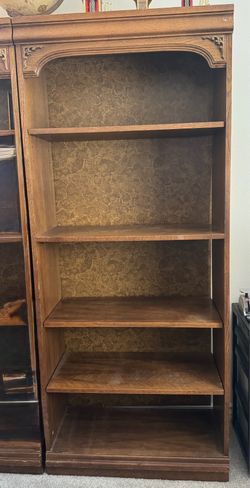 Wooden bookshelf