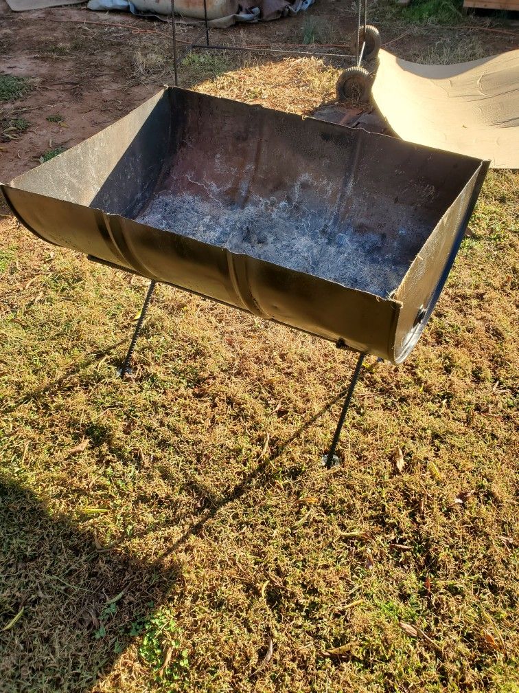 Fire Pit Half Od 55 Gal Drum
