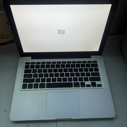 Apple MacBook Pro 13 Inch I5 2.4 GHz 8 Gb Ram And No Hard Drive!