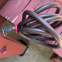 Black Burn Bicycle Key lock 