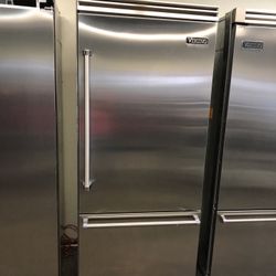 Viking 36” 5 Series Built In Bottom Freezer Refrigerator In Stainless Steel 