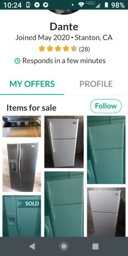 Don't buy from him sales broken fridges