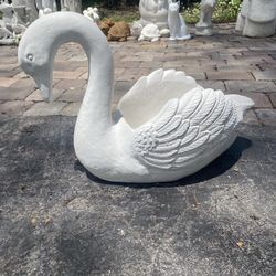 Concrete Swam Planter