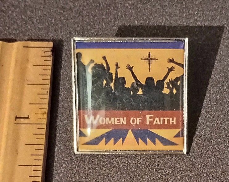 Women of Faith Religion Celebration Vintage Collectible Lapel Pin A-2